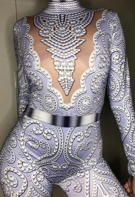 £30 • Buy New Never Worn Grey Dance Catsuit Costume Size S Aerial
