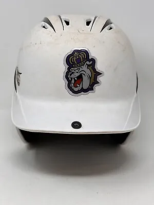 James Madison University JMU Dukes Game Worn Mizuno Batting Helmet #17 • $34.95