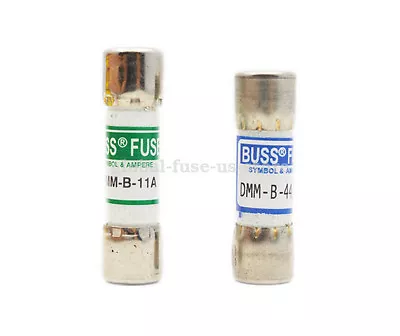 BUSSMANN DMM-B-11A + DMM-B-44/100 44mA 1000VAC/DC BUSS FUSE For Multimeter • $6.68