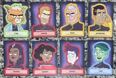 $39.99 • Buy 2023 Rittenhouse Star Trek Lower Decks Complete Sticker Set 8 Cards