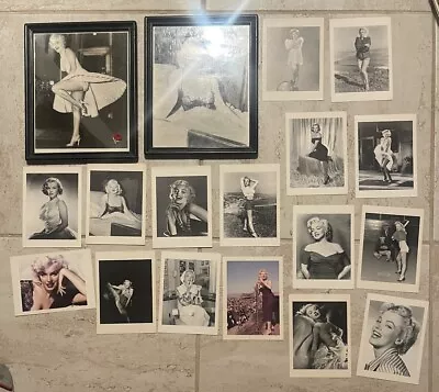 16-Marilyn Monroe Postcards 1989 Postcard Book Cards+ 2 Framed Photos. NiCE! • $16.99