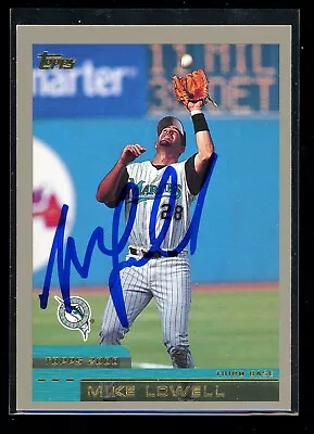 2000 Topps MIKE LOWELL Signed Card Autograph Auto MARLINS RED SOX • $7.99