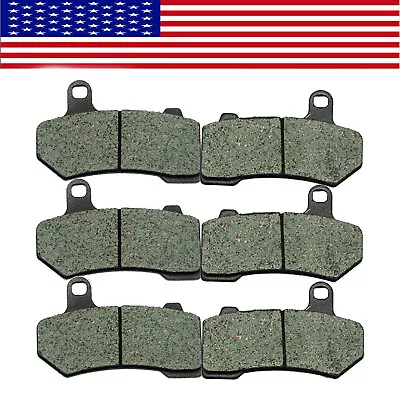 $22.99 • Buy Harley FLHX Street Glide FLHR Road King Front Rear Brake Pads Set 2008-2020