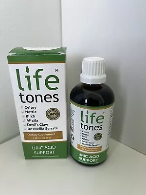 $34 • Buy Lifetones Uric Acid Support - Liquid Uric Acid Herbal Cleanse Detox - 3.38 Fl Oz