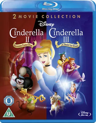 Cinderella II - Dreams Come True/Cinderella III - A Twist In Time Blu-ray • £3.42