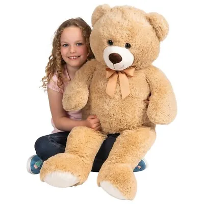 £31.99 • Buy Brown Bear Plush 100cm Soft Cuddle Teddy Children's Toy Plushie Snuggle