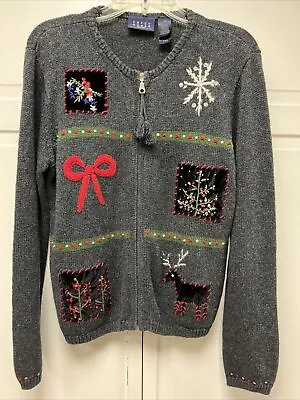 Vintage Christmas Sweater M Liz Claiborne  • $15