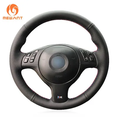 Hand Sew Leather Steering Wheel Cover For BMW E36 E36/5 E46/5 5 Series E39 M3 M5 • $59.92