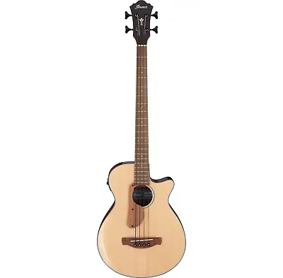 Ibanez AEGB30E AEGB 4-String Acoustic Electric Bass Walnut Fretboard Natural • $499.99