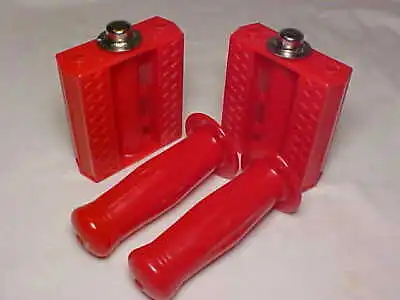 Vintage Red 7/16  Tricycle Pedals & Grips Elgin Colson Murray Huffy Amf Ross Nos • $27.97