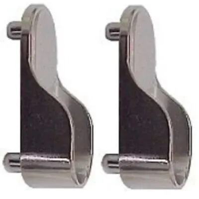 2 X Wardrobe Rail Hanging End Supports With Dowel To Fit Oval Rails Ward Robe  • £3.49