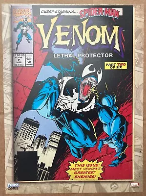 Venom Lethal Protector #2 By Mark Bagley Marvel Comic Book Poster • $10.50