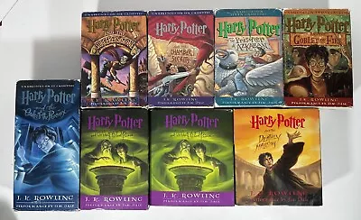 Harry Potter Book Collection Lot Of 8 Audiobook Lot - CD Discs & Cassettes READ • $84.87