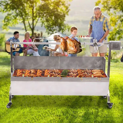 176LBS Spit Roaster Rotisserie Pig Lamb Roast BBQ Picnic Outdoor Cooker 48'' • $336.59