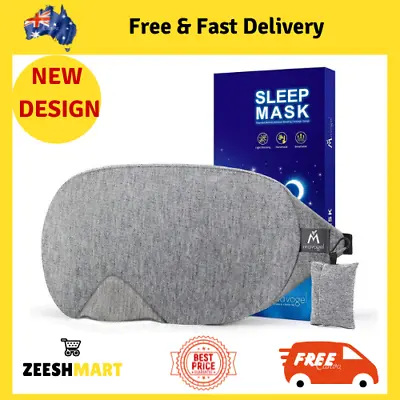 $13.90 • Buy New Sleeping Eye Mask New Design Light Blocking Sleep-Mask-Soft-Comfortable Grey