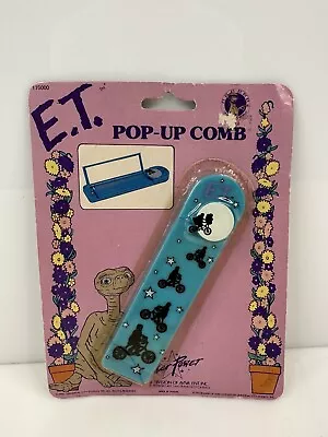 Rare Vintage 1982 Star Power E.T. Pop-Up Comb Blue 175000 • $74.99