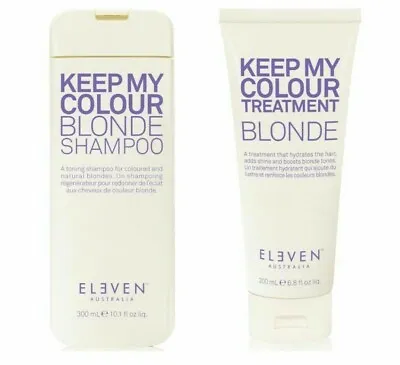 Eleven Australia Keep My Colour Blonde Shampoo 10.1 Oz & Treatment 6.8 Oz Set • $42.50