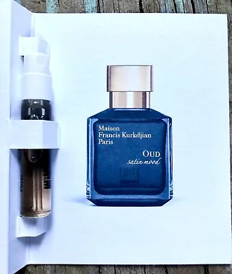 Maison Francis Kurkdjian Oud Satin Mood 2ml Vial Spray New Factory Sealed • $11.99