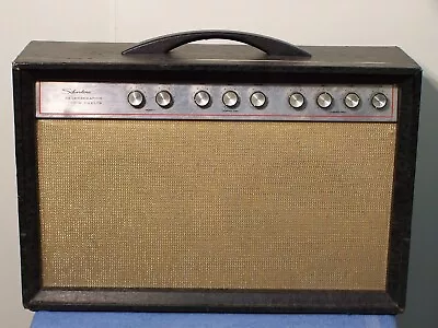 1963 Silvertone Model 1474 Reverberation Twin Twelve Amp Guitar Combo Amplifier • $949