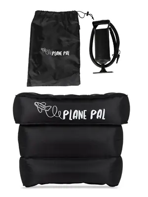 $99.95 • Buy Plane Pal Travel Pillow And Air Pump Kit - Black 