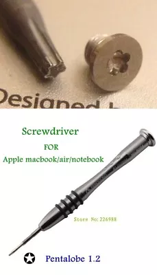 $6.95 • Buy 1.2 Screwdriver P5 Point Star Pentalobe Repair Open Tool MacBook Air Retina Pro