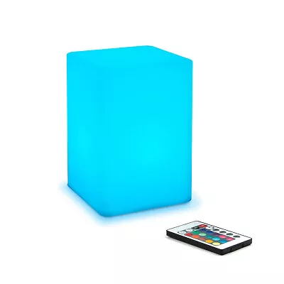 LED Night Light Remote RGB Bedside Desk Lamp Table Mood Rechargeable Deco IP65 • $59.31