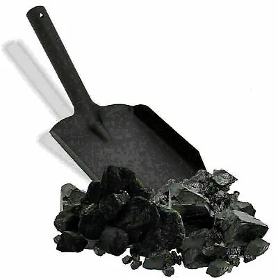 Steel Shovel Black Metal Small Coal Shovel Fire Accessories Ash Dust Pan • £5.69