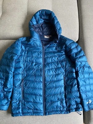 £12.99 • Buy Peter Storm Down Microlight Jacket 14 Blue Navy Coat Hood Insulated Packable VGC