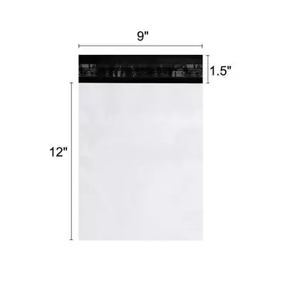 9x12 Poly Mailers Plastic Envelopes Shipping Bags Self Seal 9 X12  100 500 1000  • $13.99
