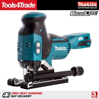 Makita DJV181Z 18V LXT Li-ion Cordless Brushless Jigsaw Barrel Handle Body Only • £215