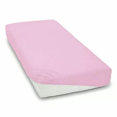 Cot Bed Soft Fitted Sheet Pillow Pair Case For Baby Toddler Hotel Quality • £3.25