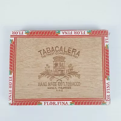 Vintage TABACALERA Wooden CIGAR Empty Box Collectable • $34.95