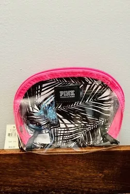 Victoria's Secret PINK BEAUTY PINK Nation Spring Break Cosmetic Makeup Bag *NWT* • $12.99