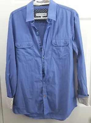 John Lennon By English Laundry Button Up Shirt Mens Flip Cuff Size M • $32.89