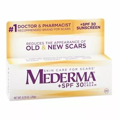 Mederma + SPF 30 Scar Cream Skin Care For Scars 0.7 Oz (20g) Exp. 08/2023 • $5