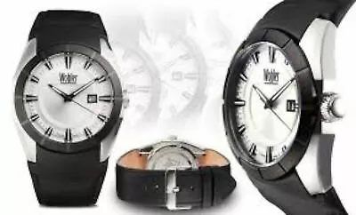 NEW Wohler 1291M Men's Swiss Made Adorno Collection Silver/Black Casual Watch • $61.70