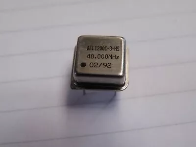 AEL Crystal Clock Oscillator 4 Pin 8 DIL Format 1200C-3-HS 40MHz  3g      GF50A • £3.90