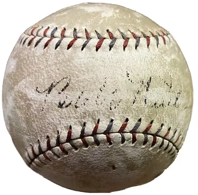 Babe Ruth Signed Sweet Spot Baseball New York Yankees PSA/DNA FULL LETTER L@@K • $8999.99