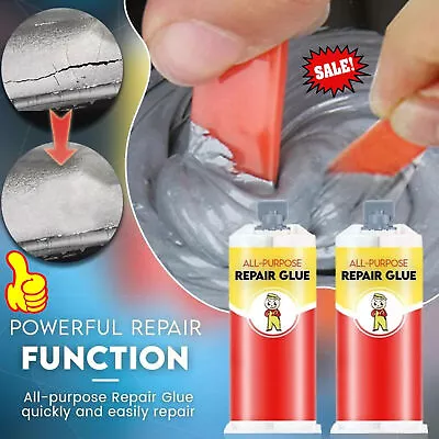 2PCS All-Purpose Repair Glue Casting Repair Glue For Metal Bonding Agent Paste • $13.99