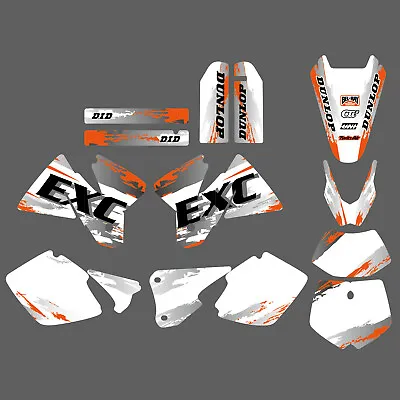 MX Graphics Decals Stickers For KTM 200 250 300 380 400 520 EXC 1998 1999 2000 • $56.99