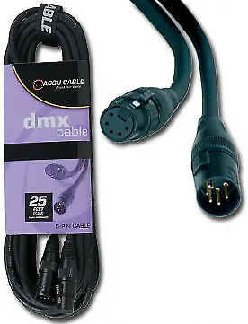 Accu-Cable AC5PDMX10 10' 5-Pin DMX Cable • $13.99