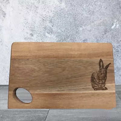 Acacia Chopping/Serving Board- Bunny • £10