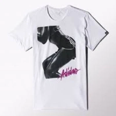 £19.99 • Buy ADIDAS WORK OUT GIRL T TEE SHIRT WHITE M BNWT Graphic NOS Deadstock Gym Rare New