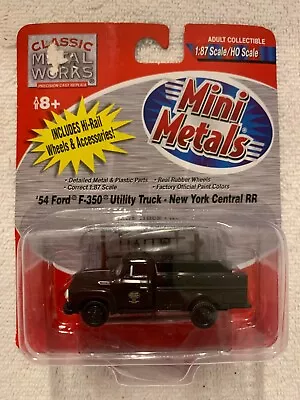 Mini Metals HO Scale '54 Ford F-350 Utility Truck Various Models • $16.99