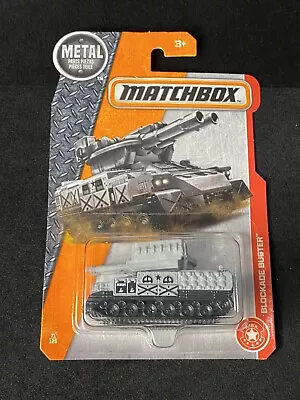 Matchbox Blockade Buster Tank Grey 71/125 Free Box Shipping • $7.50