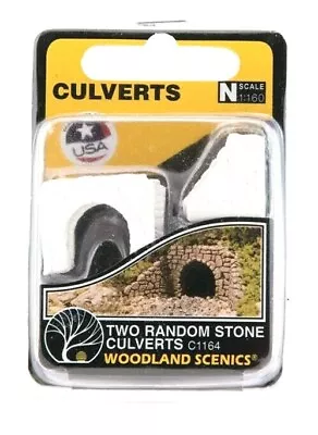 N Scale Woodland Scenics C1164 Random Stone Culvert • $8.49