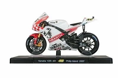 VALENTINO ROSSI Yamaha YZR-M1 2007 MotoGP Bike - Collectable Model - 1:18 Scale • £19.99