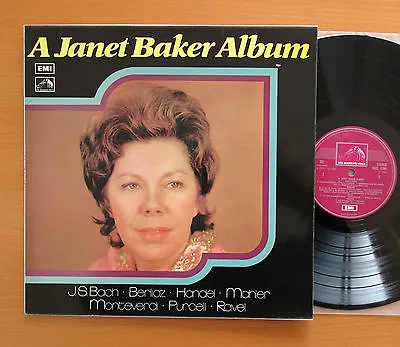 HQS 1294 A Janet Baker Album Bach Berlioz Handel Mahler Etc 1973 Stereo NM/EX • £5.99