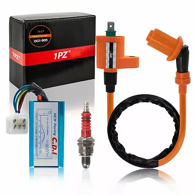 $13.49 • Buy Ignition Coil Racing Cdi Spark Plug 50cc 70cc 90cc 110cc 140cc Atv Dirt Bike Gy6