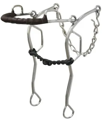 Showman Leather Gag Hackamore W/ 10.5  Cheeks • $28.49